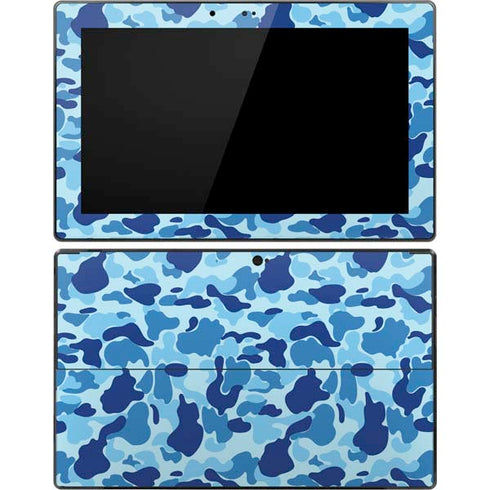 Light Blue Street Camo Surface Pro Tablet Skin